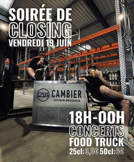 soiree closing cambier